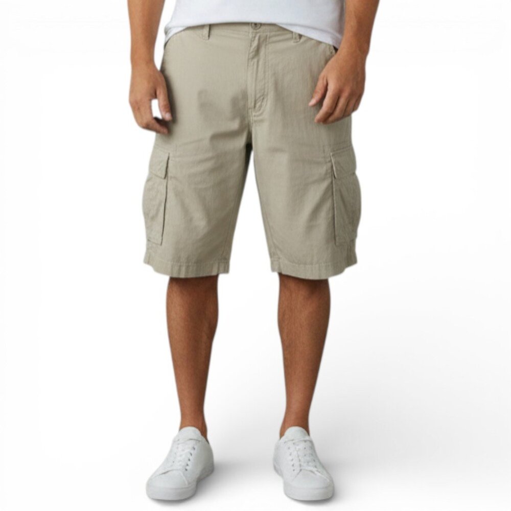 Levi's Carrier Cargo Shorts Men's Size 54 Loose Fit Ripstop Utility Beige/Tan
